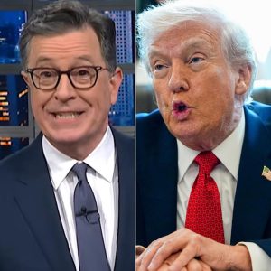 Trump Celebrates Stephen Colbert’s Exit with AI-Generated ‘Y.M.C.A.’ Video