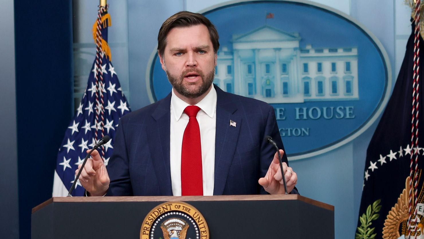 Vice President Vance Rejects Press Corps’ ‘Hell of a Question’ on Trump’s Stock Trades