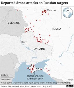 Deadly Ukrainian Drone Strikes Kill At Least Four in Russian Territory